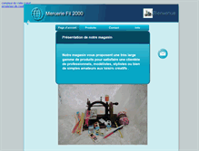 Tablet Screenshot of mercerieshop.com